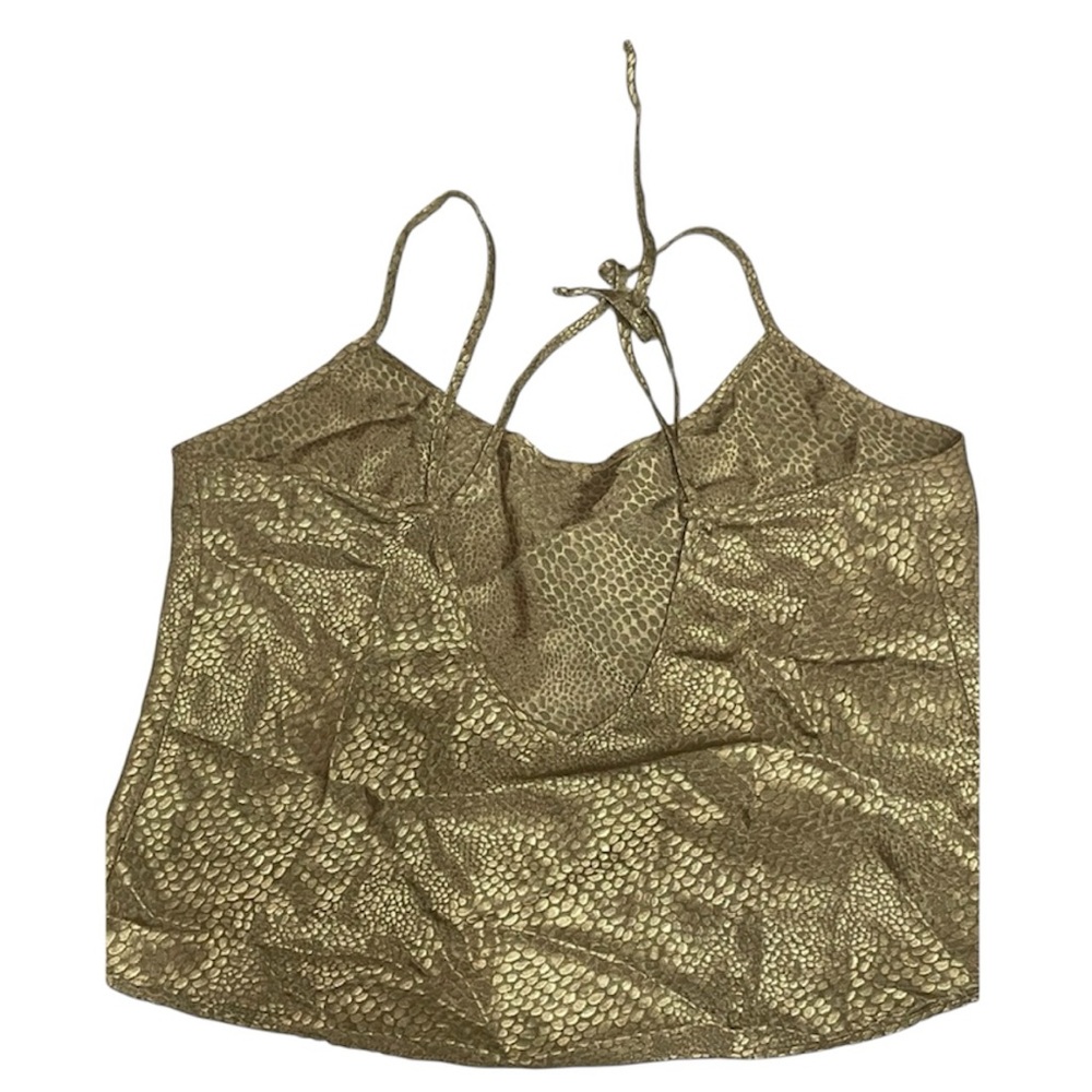 Vintage secret Treasure Metallic Gold Camisole